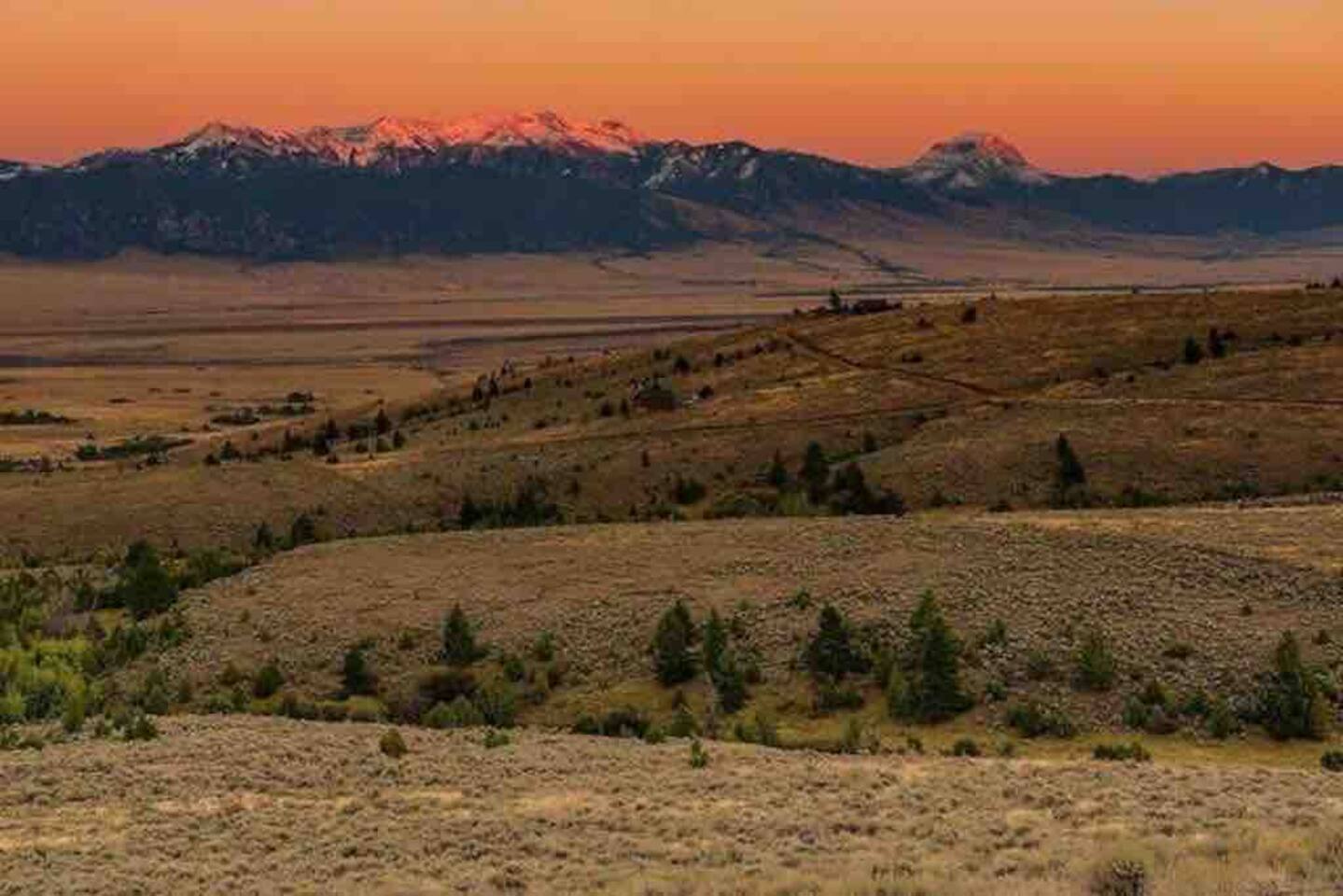 Sunset over the Madison Valley